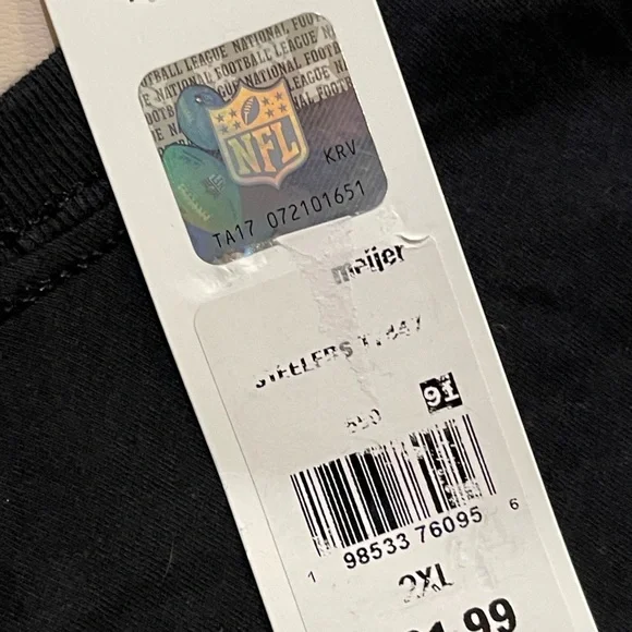 NFL Pittsburgh Steelers Black and Yellow Tee - Picture 3 of 4